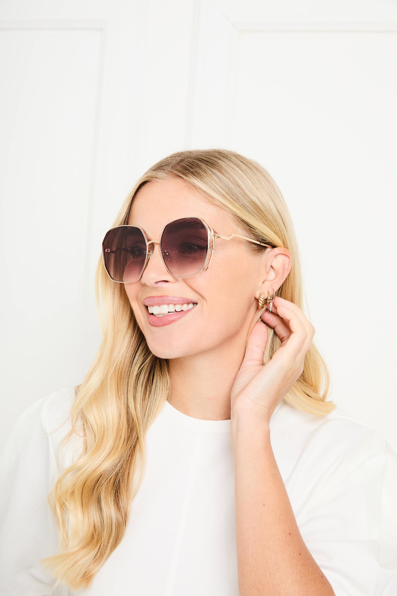 Model Image of Antibes Sunglasses by Elie Beaumont