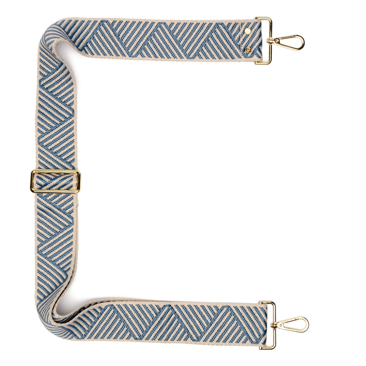 Crossbody strap - Blue Abstract