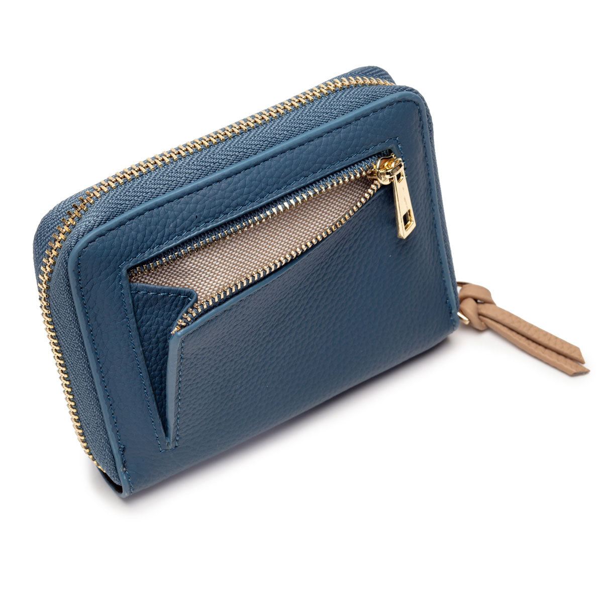 Zipper Purse/Wallet Teal - Latte