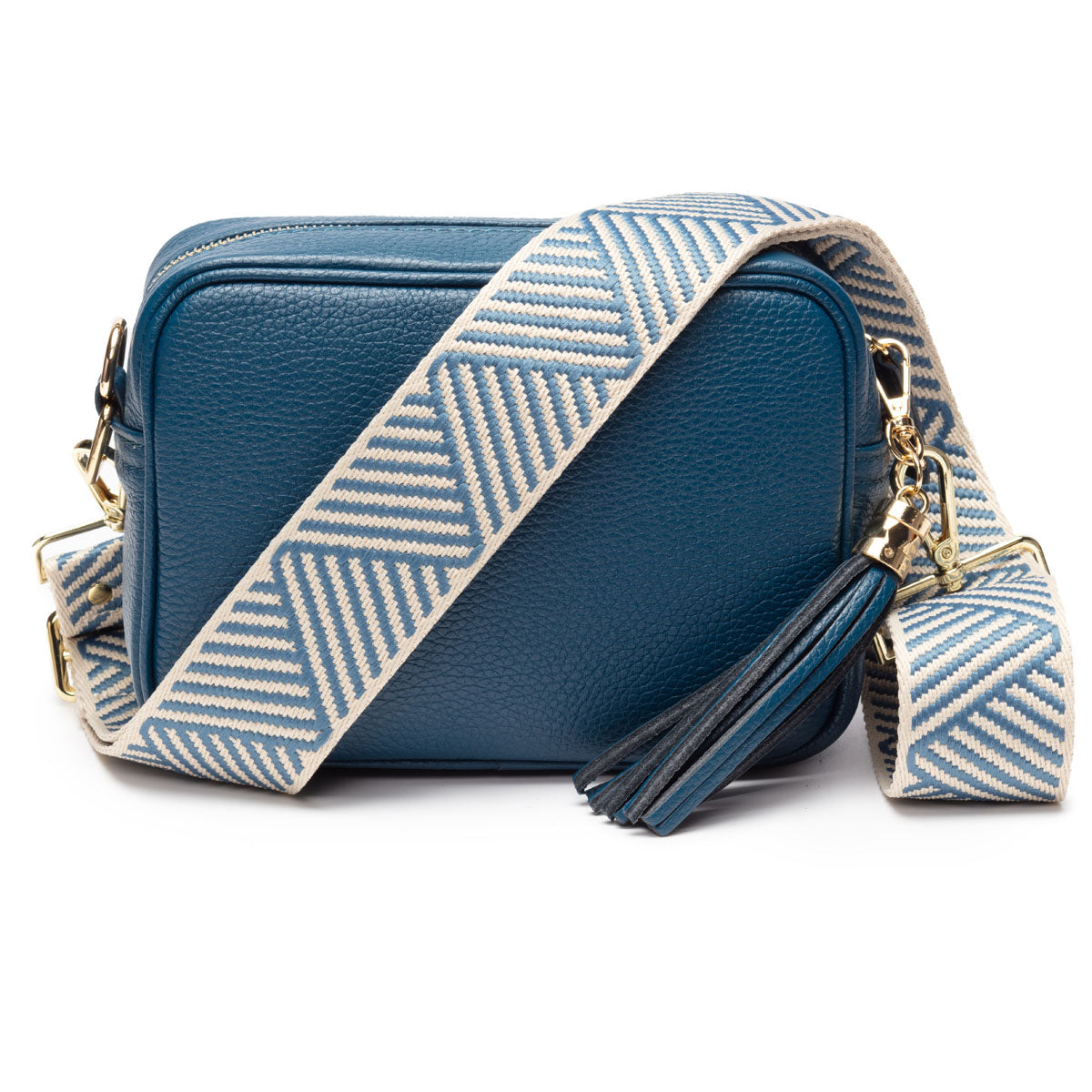 Crossbody Teal(Blue Abstract Strap)