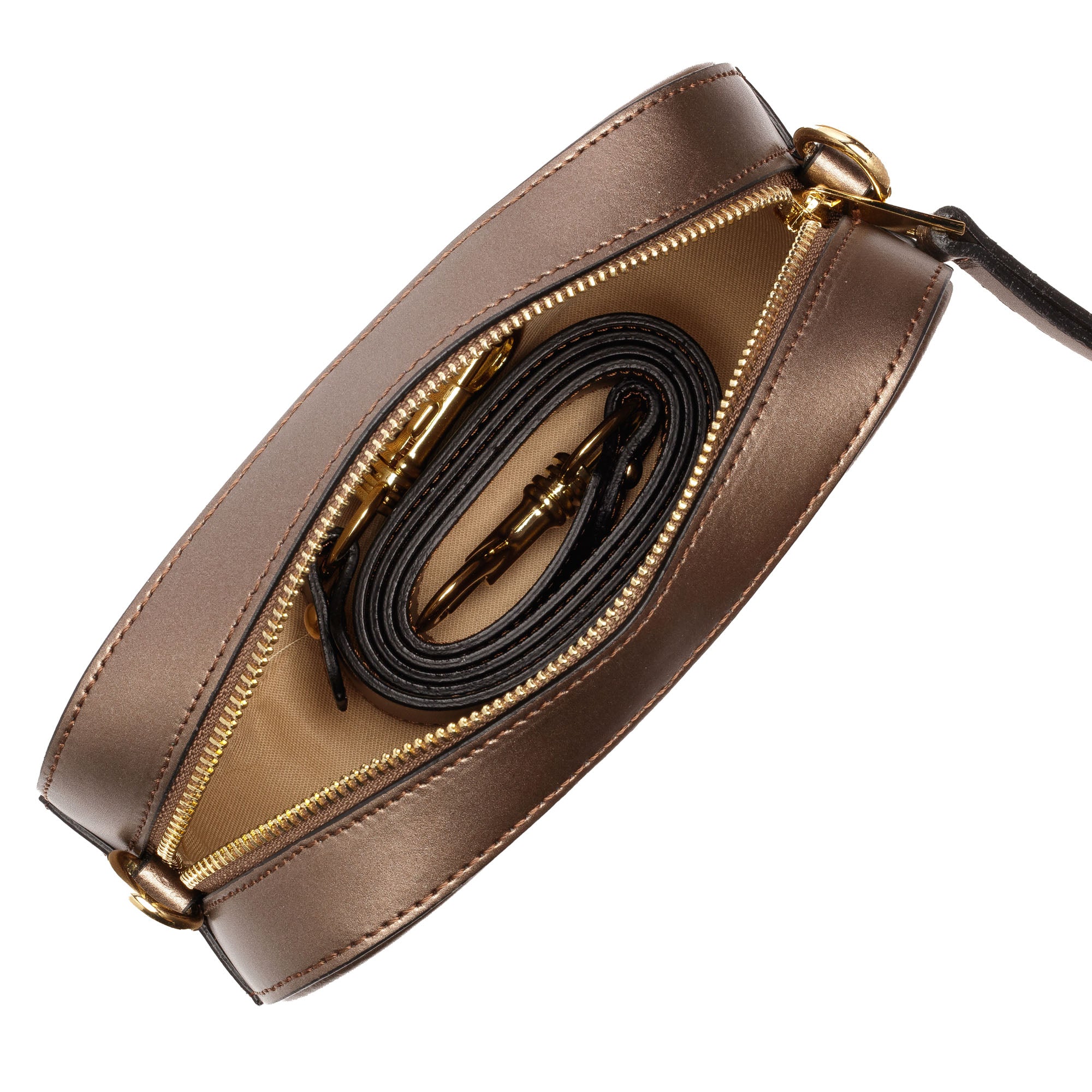 Form Bag Bronze ( Gold Chain )