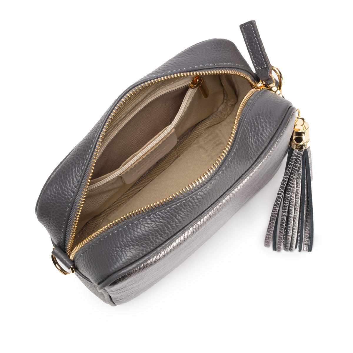 Crossbody Metallic Blend Pewter