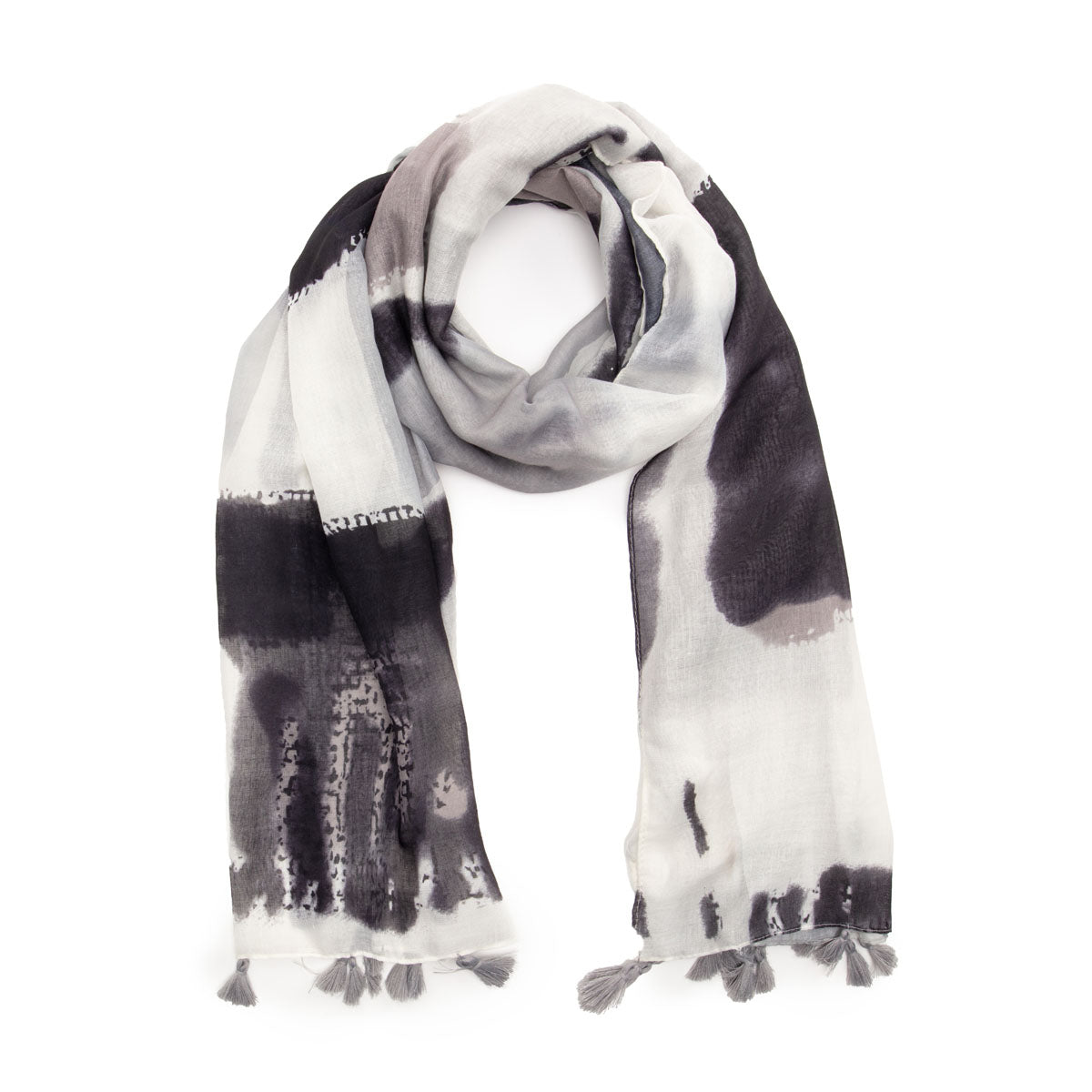 Image of Sand Abstract Scarf by Elie Beaumont