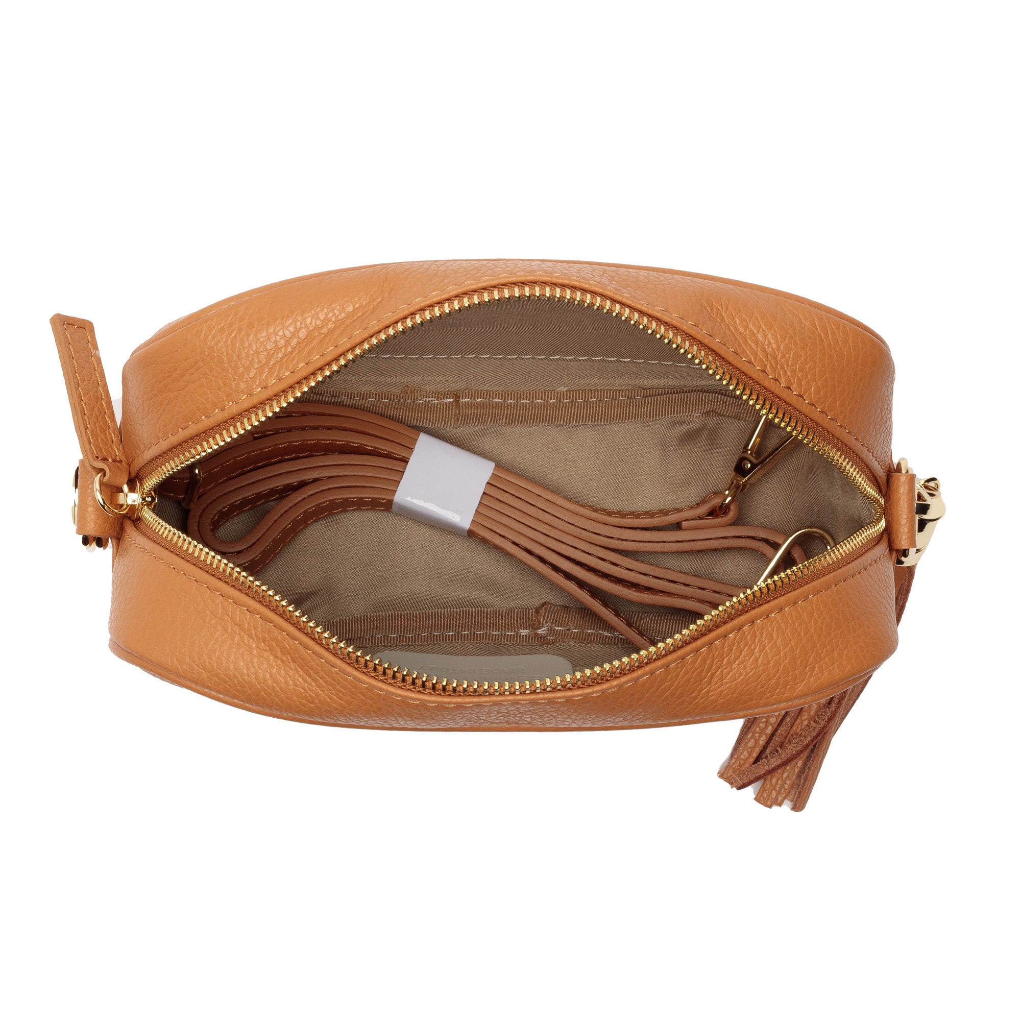 Crossbody Tassel Tan