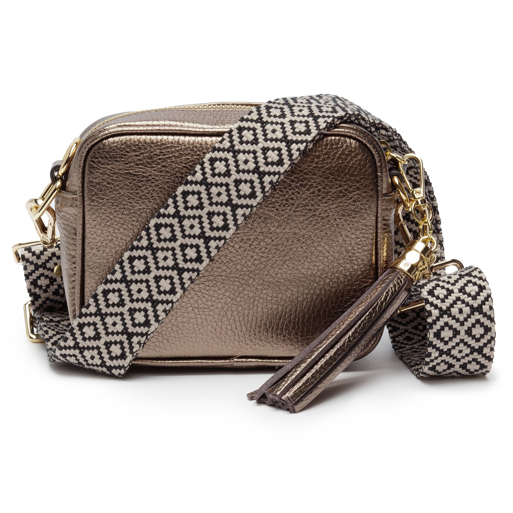 Crossbody Stone (Knitted Diamond strap) - Elie Beaumont London