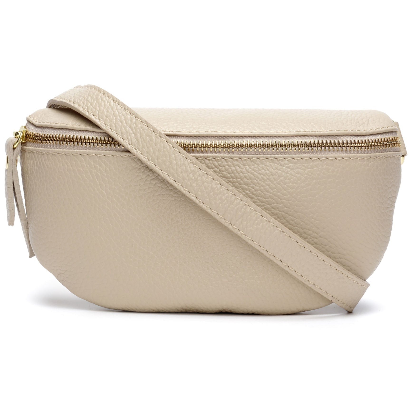 Elie Beaumont Tan Leather Sling Bag