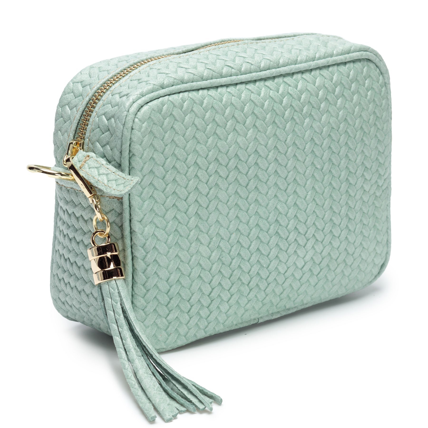 Gewebtes Crossbody Aqua (Biscuit Strap)