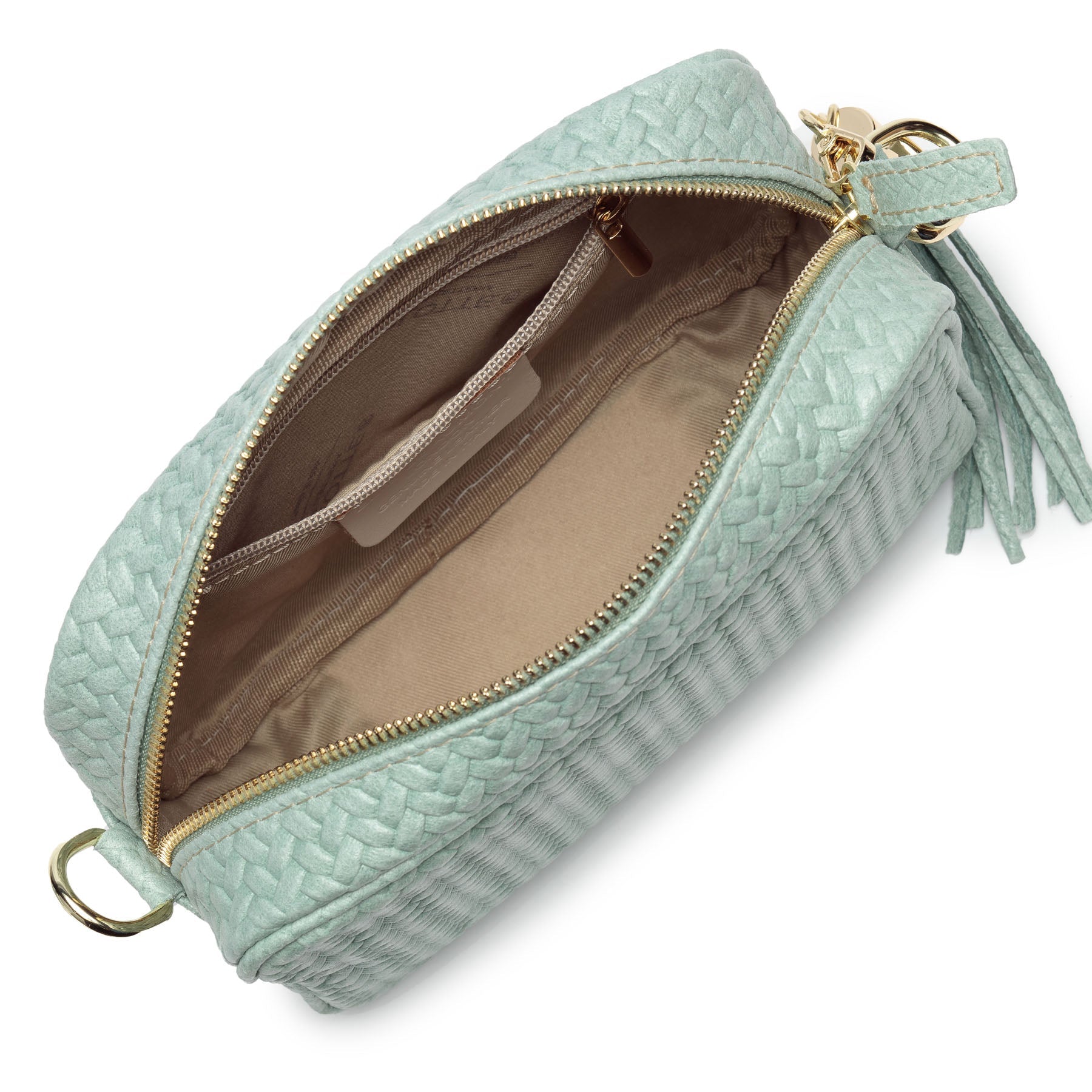 Gewebtes Crossbody Aqua (Biscuit Strap)