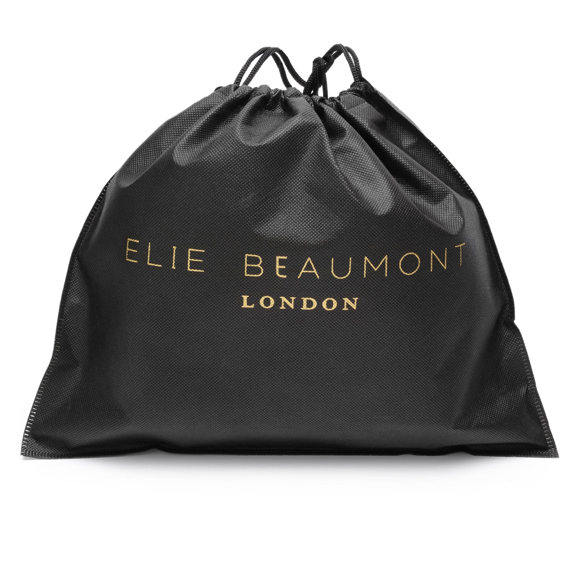 Black Elie Beaumont Leather Sling Bag Black - Black/Gold/Cream